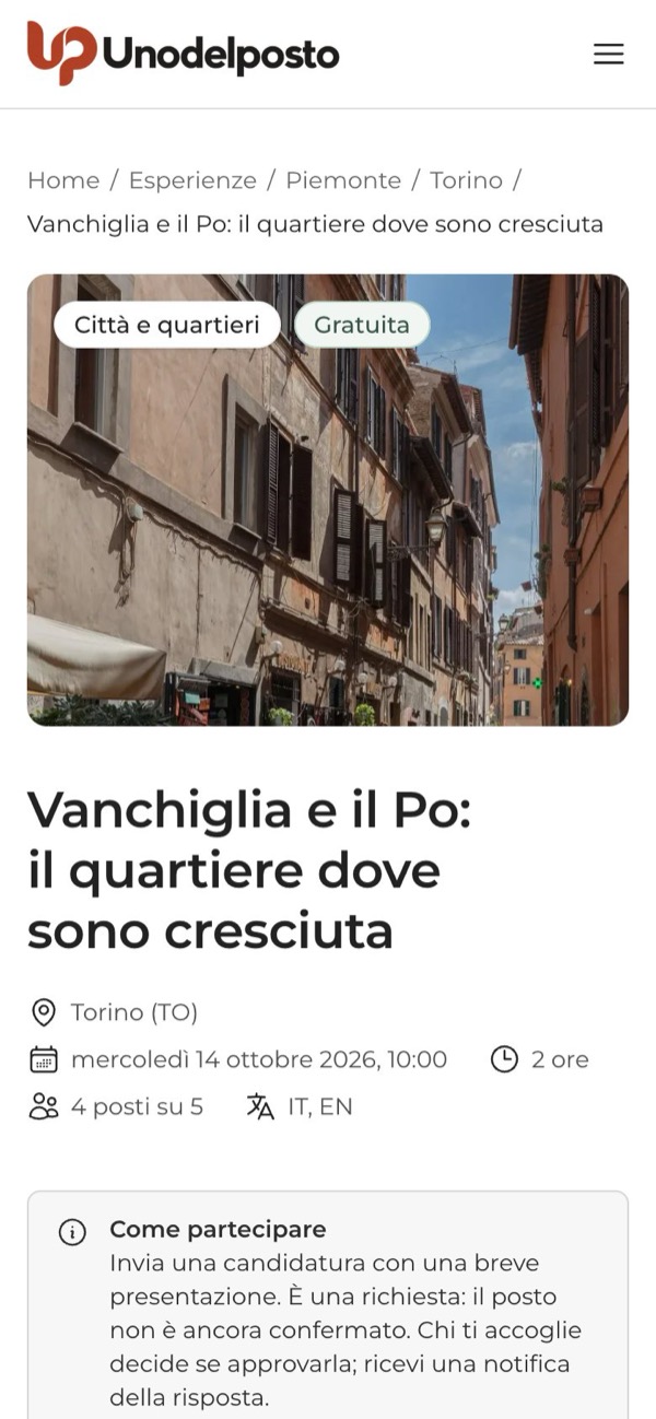La stessa scheda sul telefono.